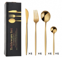 不锈钢餐具套装,刀叉勺